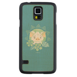 Moana | Pua - Not For Eating Carved Maple Galaxy S5 Case