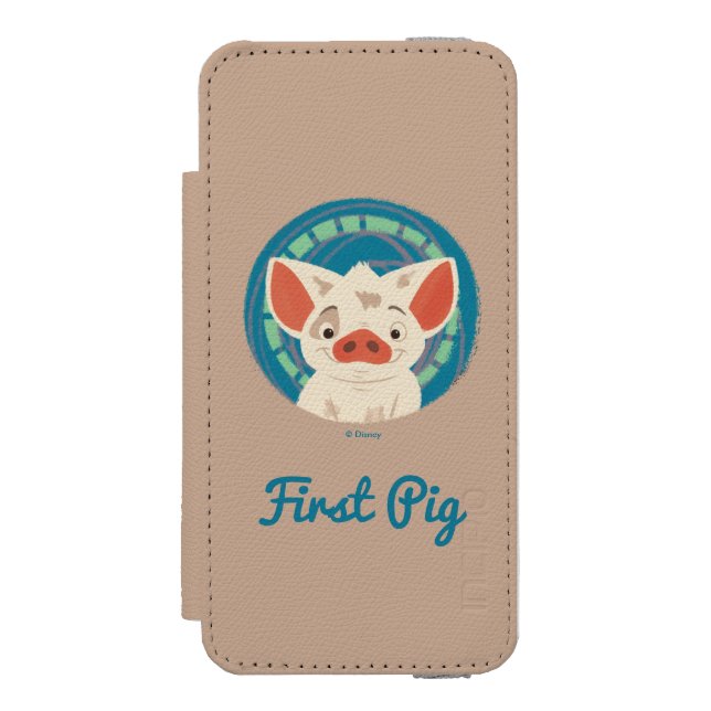 Moana | Pua The Pig Incipio iPhone Wallet Case (Folio Front)