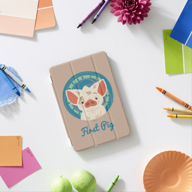 Moana | Pua The Pig iPad Mini Cover (In Situ)