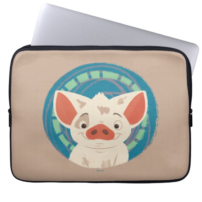 Moana | Pua The Pig Laptop Sleeve (Front)