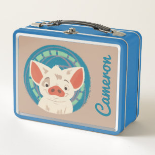 Moana Pua The Pig Metal Lunch Box