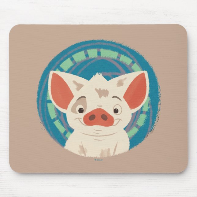 Moana | Pua The Pig Mouse Pad (Front)