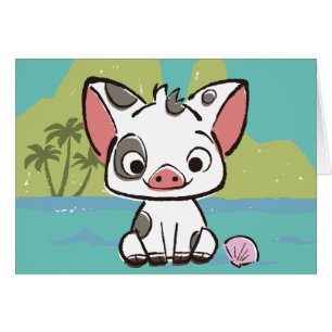 Moana   Pua The Pot Bellied Pig  Cards