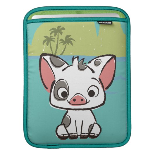 Moana | Pua The Pot Bellied Pig iPad Sleeve (Front Device)