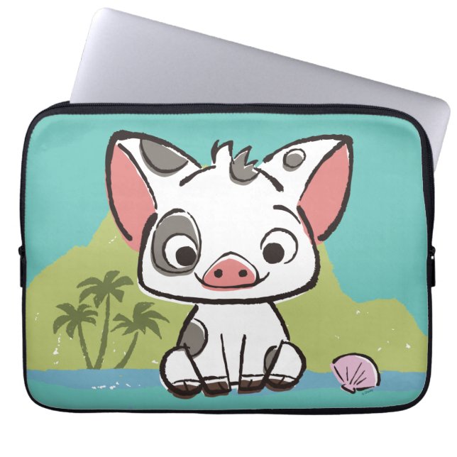 Moana | Pua The Pot Bellied Pig  Laptop Sleeve (Front)