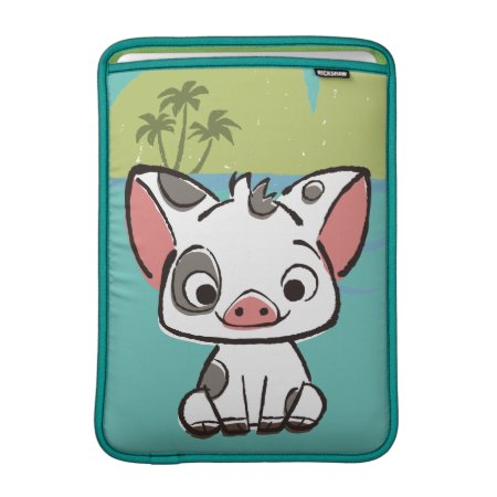 Moana | Pua The Pot Bellied Pig  Macbook Sleeve