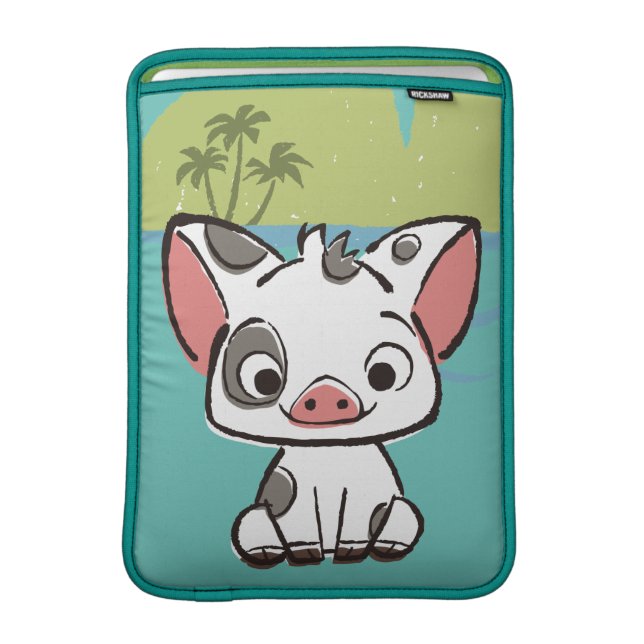 Moana | Pua The Pot Bellied Pig  MacBook Sleeve (Front Device)