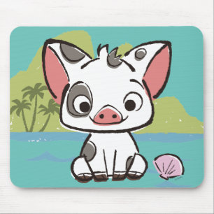 Moana Pua The Pot Bellied Pig Mouse Pad