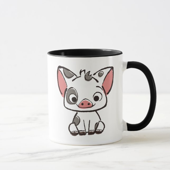 Moana | Pua The Pot Bellied Pig Mug (Right)