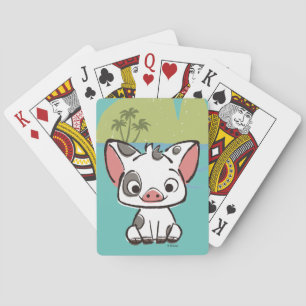 Moana Pua The Pot Bellied Pig Playing Cards