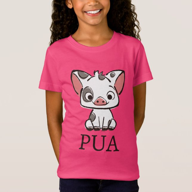 Moana | Pua The Pot Bellied Pig  T-Shirt (Front)