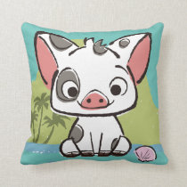 Moana | Pua The Pot Bellied Pig  Throw Pillow