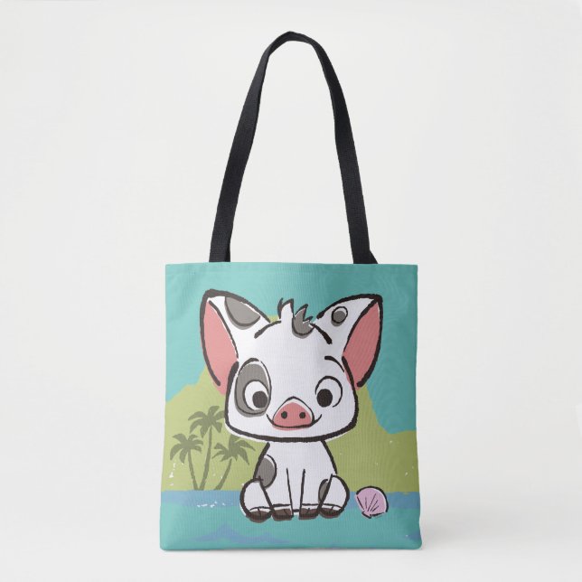 Moana | Pua The Pot Bellied Pig  Tote Bag (Front)