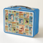 Moana | Retro Poster Pattern Metal Lunch Box