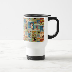 Moana   Retro Poster Pattern Travel Mug