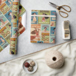 Moana | Retro Poster Pattern Wrapping Paper