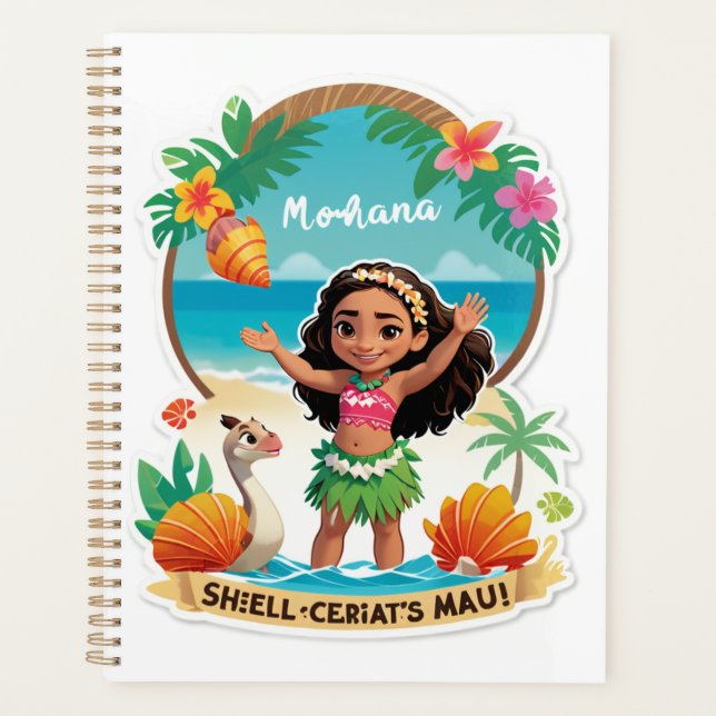 Moana’s Island Birthday Vibes! Planner (Front)
