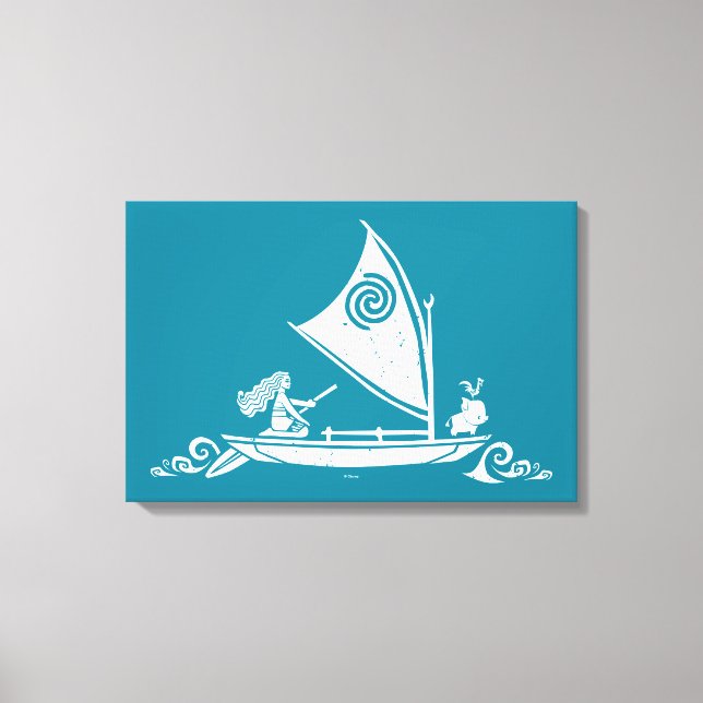 Moana | Sail Beyond The Horizon Canvas Print (Front)