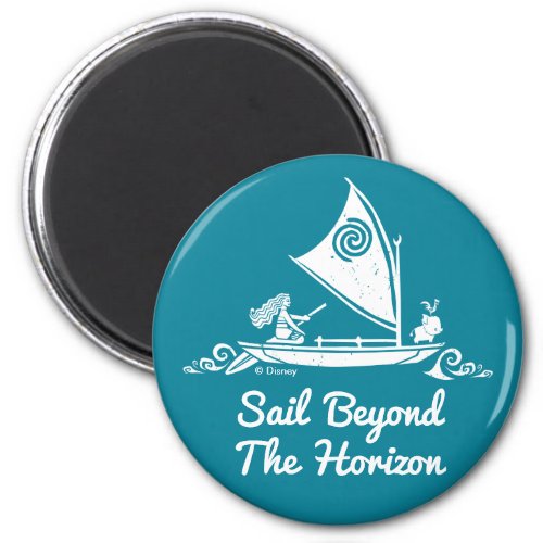 Moana  Sail Beyond The Horizon Magnet