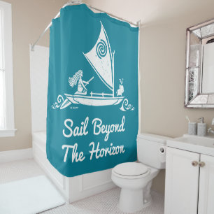 Moana   Sail Beyond The Horizon Shower Curtain