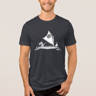 Moana   Sail Beyond The Horizon Tri-Blend Shirt