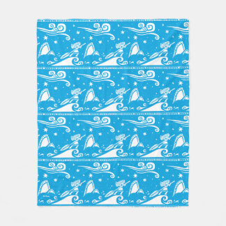 Moana | Sail By The Stars - Pattern Fleece Blanket
