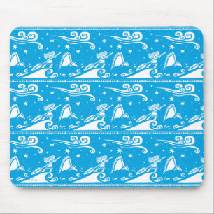 Moana Sail By The Stars - Pattern Mouse Pad