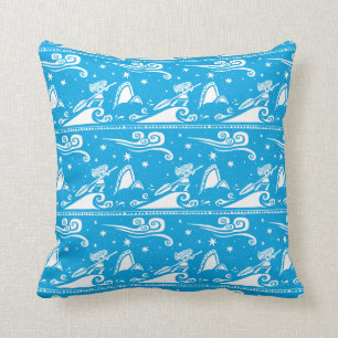 Moana Sail By The Stars - Pattern Throw Pillow