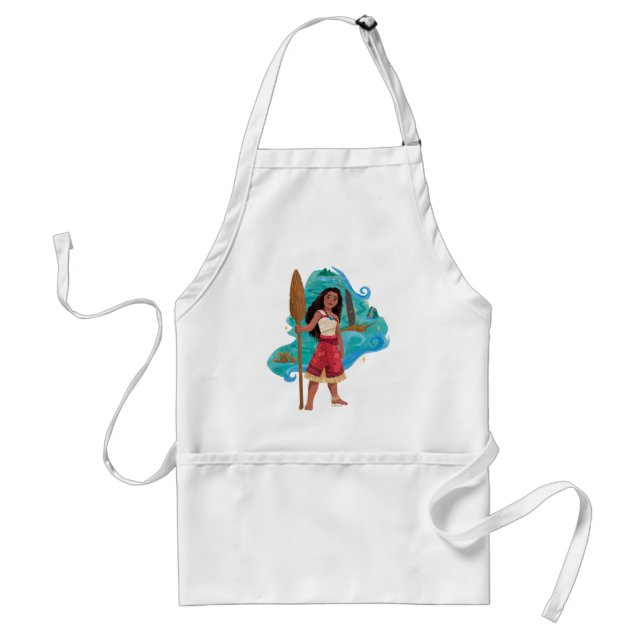 Moana Sailing Spirit Adult Apron (Front)