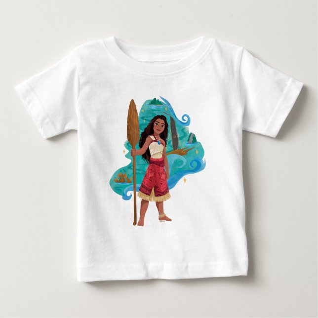 Moana Sailing Spirit Baby T-Shirt (Front)
