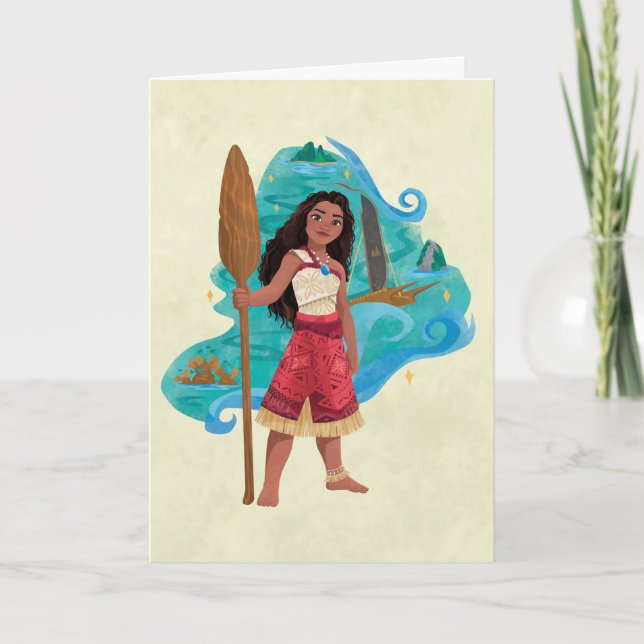 Moana Sailing Spirit Card (Front)