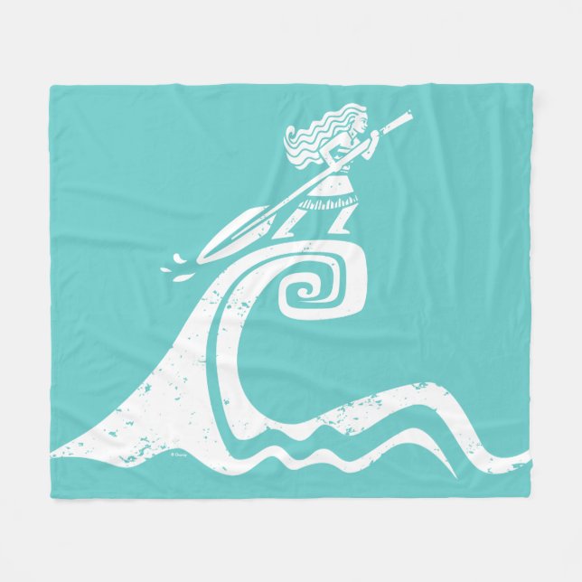 Moana | Sailing Spirit Fleece Blanket (Front (Horizontal))
