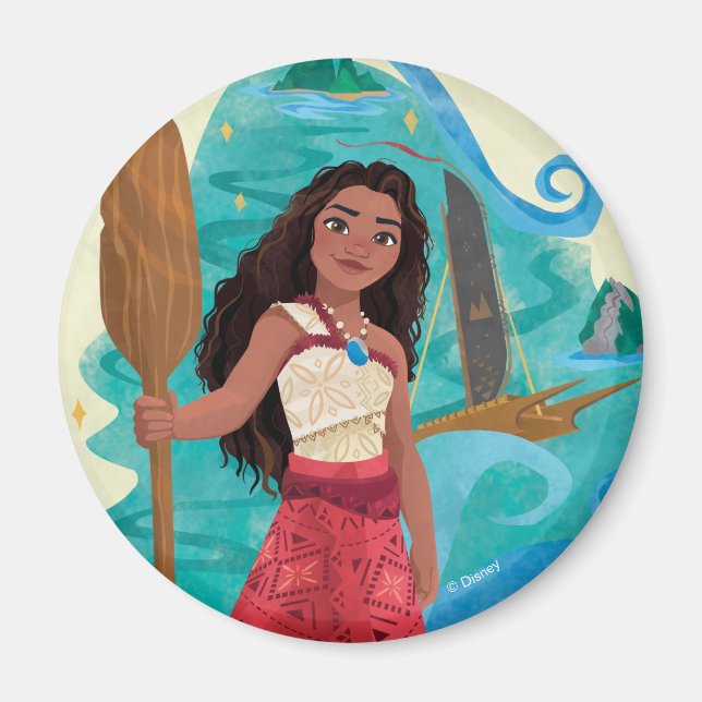Moana Sailing Spirit Magnet (Front)