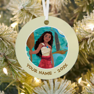 Moana Sailing Spirit Metal Ornament