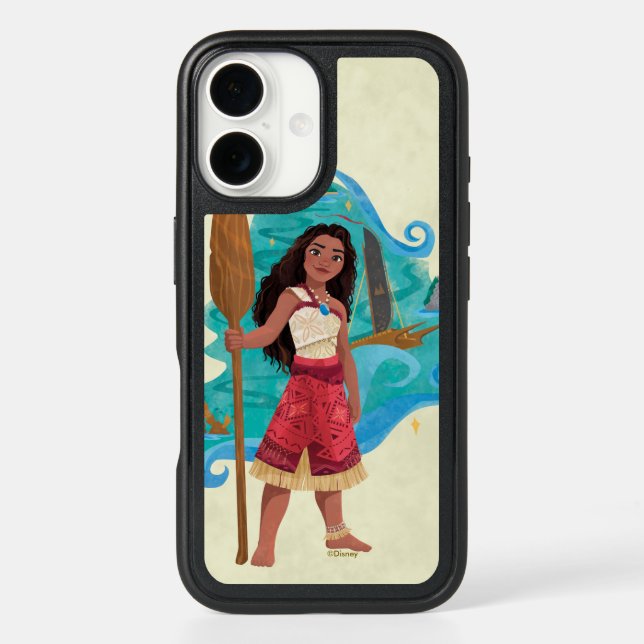 Moana Sailing Spirit Otterbox iPhone Case (Back)
