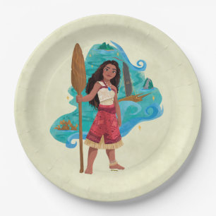 Moana Sailing Spirit Paper Plates