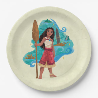 Moana Sailing Spirit Paper Plates