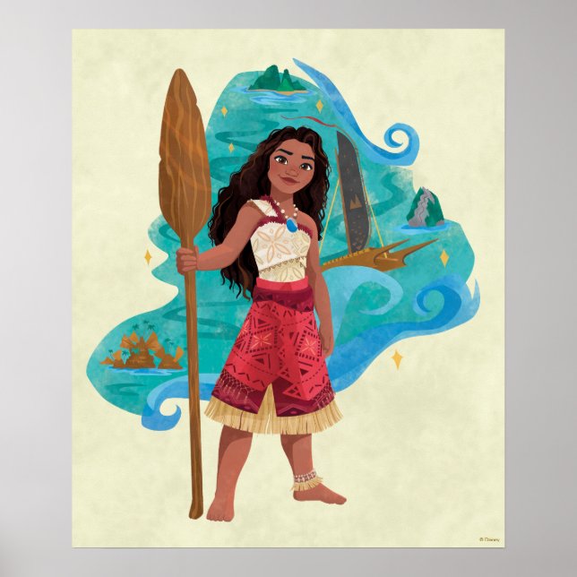 Moana Sailing Spirit Poster (Front)