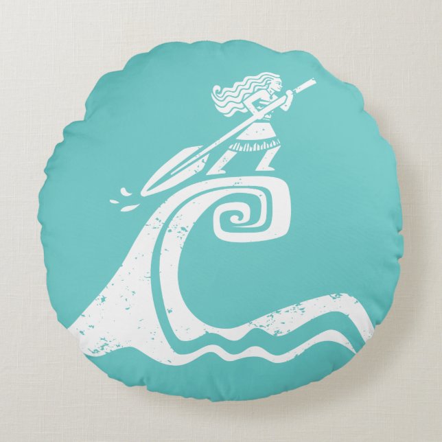Moana | Sailing Spirit Round Pillow (Front)