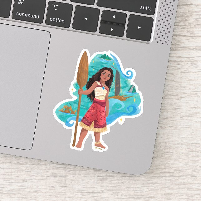 Moana Sailing Spirit Sticker (Detail)