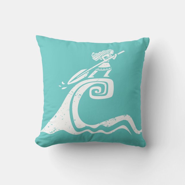 Moana | Sailing Spirit Throw Pillow (Front)