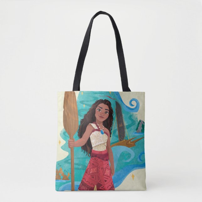 Moana Sailing Spirit Tote Bag (Front)