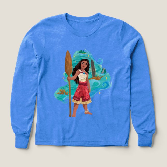 Moana Sailing Spirit Tri-Blend Shirts (Design Front)