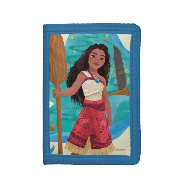 Moana Sailing Spirit Trifold Wallet (Front Vertical)