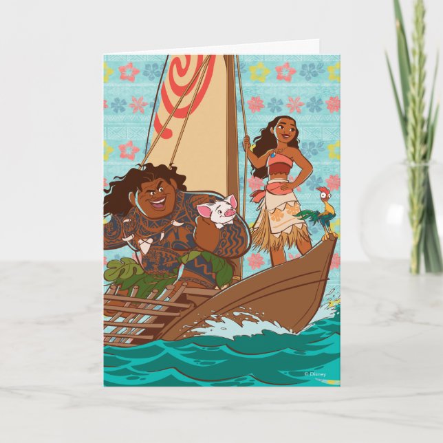 Moana | Set Your Own Course Card (Front)