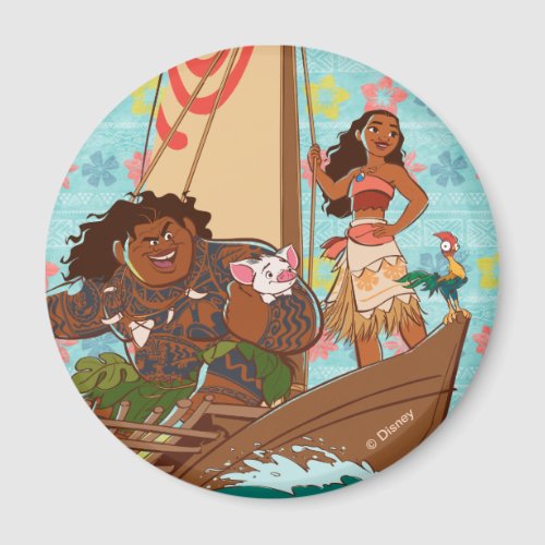 Moana  Set Your Own Course Magnet