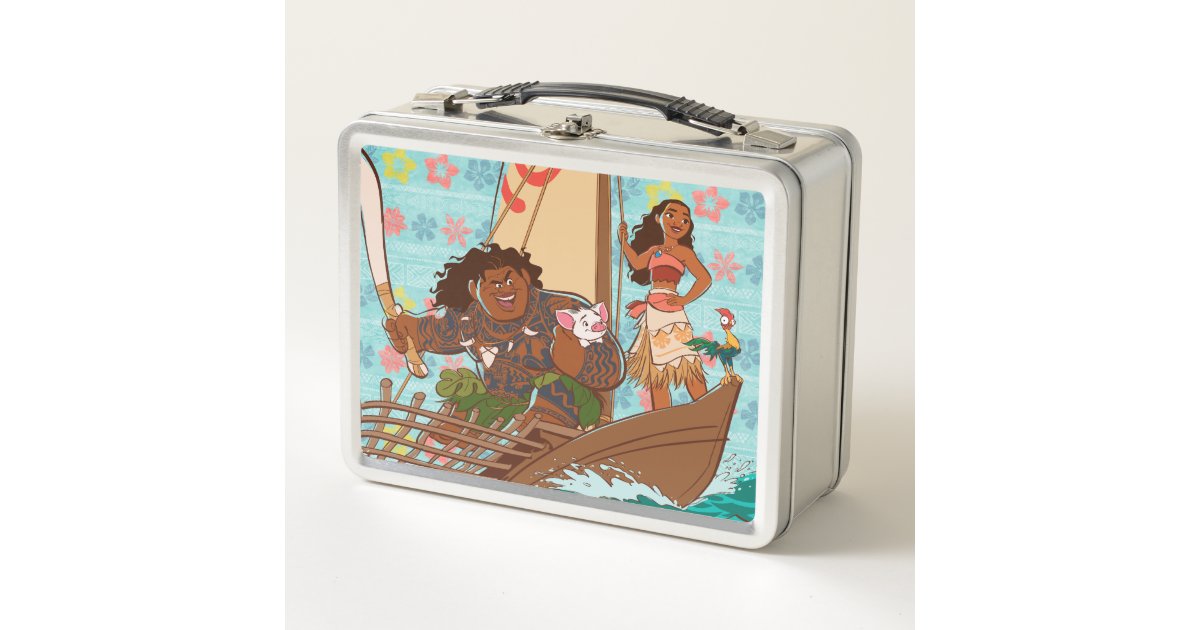 Moana | Set Your Own Course Metal Lunch Box | Zazzle
