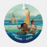 Moana | Set Your Own Course Metal Ornament at Zazzle