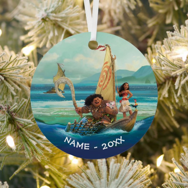 Moana | Set Your Own Course Metal Ornament (Insitu)