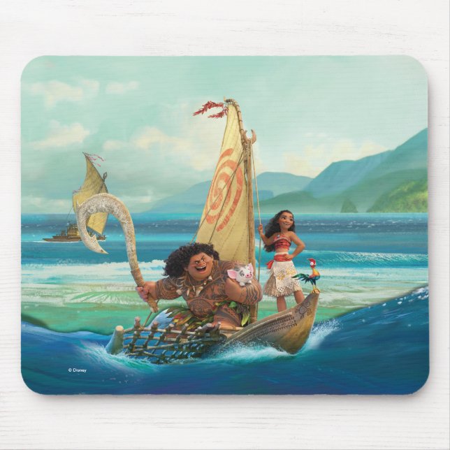 Moana | Set Your Own Course Mouse Pad (Front)